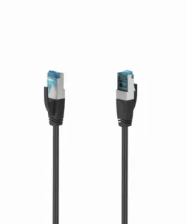 Мрежов пач кабел HAMA S/FTP CAT 6a RJ-45 - RJ-45 10Gbit/s 3.0 m Черен