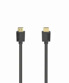 Alternative view of Кабел HAMA High Speed, HDMI мъжко - HDMI мъжко, 8K, 48GB/s, Ethernet, 1 м, Позл. конектори, Черен
