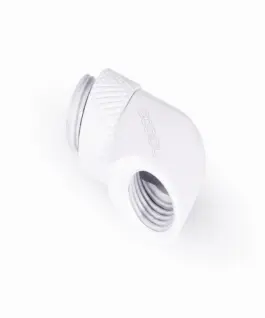 Alternative view of Въртящ се L-конектор Alphacool Eiszapfen, G1/4 AG auf G1/4 IG, Бял