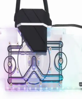 Alternative view of Система с водно охлаждане Alphacool Eiswolf 2 AIO - 360mm RTX 3080/3090 ROG Strix with Backplate