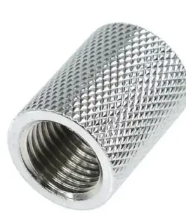 Муфа Alphacool Вътрешна резба G1/4 AG - G1/4 AG Хром