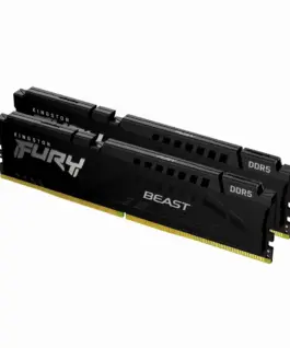 Памет за компютър Kingston FURY Beast Black 32GB(2x16GB) DDR5 - KF560C30BBEK2-32