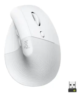 МИШКА LOGITECH Lift Vertical - Wireless - White - PN 910-006475
