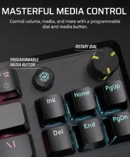 Геймърскa механична клавиатура Corsair K70 RGB MK.2 Core TKL