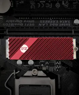 Alternative view of M.2 Heatsink EZDIY-FAB за NVMe SSD диск - Червен