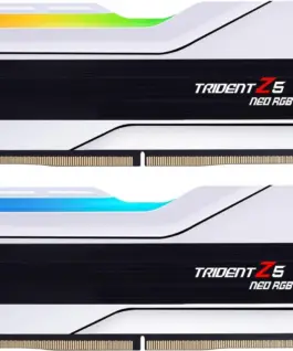 Памет за компютър G.SKILL Trident Z5 Neo RGB 32GB(2x16GB) DDR5 6400MHz F5-6400J3039G16GX2-TZ5NRW - AMD
