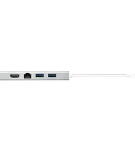 Alternative view of 6-портов хъб j5create Mini Dock JUD380, USB 3.0, Gigabit Ethernet, HDMI, VGA, USB-B, Бял