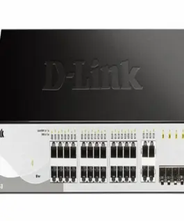 Суич D-Link DGS-1210-28 28-портов 10/100/1000 Gigabit Smart Switch including 4 x 1000Base-T /SFP ports управляем