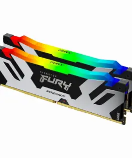 Памет за компютър Kingston Fury Renegade Silver/Black RGB 32GB(2x16GB) DDR5 7200MHz