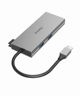 6-портов хъб USB-C 2 x USB-A USB-C HDMI SD microSD
