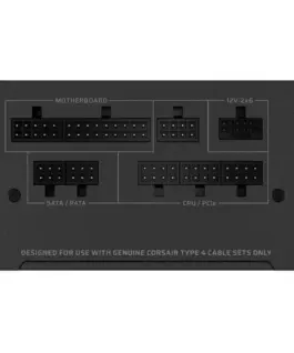 Alternative view of Захранващ блок Corsair RM1000e 1000W 80+ Gold ATX 3.1, Fully Modular