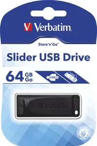 Alternative view of Verbatim Slider 64GB черен
