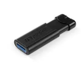 Verbatim Pendrive PinStripe USB 3.0 Drive 128GB черен