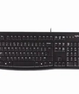 КЛАВИАТУРА LOGITECH K120U US USB - С БДС КИРИЛИЗАЦИЯ (WITH BDS CYRILLIC) - Black - PN