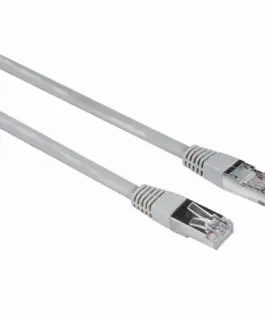 Мрежов кабел HAMACAT 5e FTP/UTP RJ-45 - RJ-45 20 м екраниран Сив булк