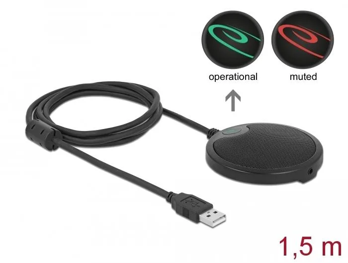 Настолен микрофон Delock 20672 - Image 2