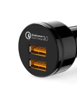 AUKEY CC-T8 ultra-fast зарядно за кола 2xUSB 3.0 6A 36W + micro USB кабел