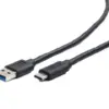 Gembird USB кабел Type-C(M)-AM 3.0 1.8m черен