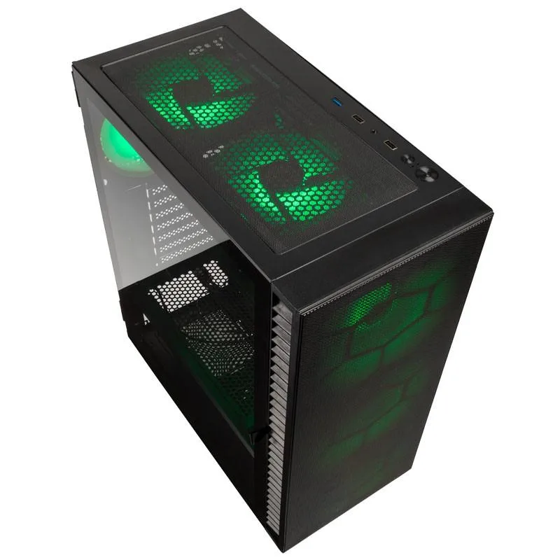 Кутия за компютър Kolink Observatory HF Mesh ARGB TG Mid-Tower, Черна - Image 2