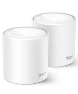 Безжичен рутер TP-Link Deco X60 V3 2-Pack AX5400 2.4/5 GHz 574 -  2402 Mbps