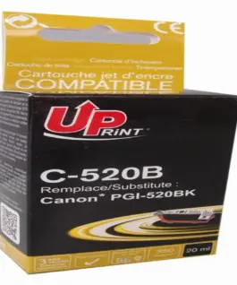 Мастилница UPRINT PGI520 CANON С чип Черен