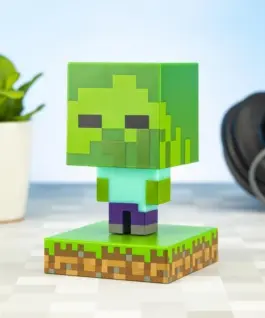 Alternative view of Статуетка Paladone Minecraft Zombie Icon Lamp