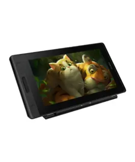 Alternative view of Графичен дисплей таблет HUION Kamvas Pro 13, USB-C, Черен/Сребрист