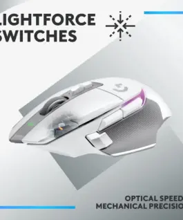 Alternative view of Геймърска мишка Logitech G502 X Plus White Lightsync RGB