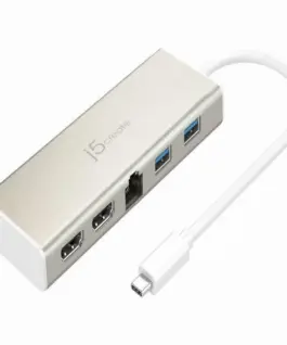 Докинг станция j5 create JCD381 USB-C 2x HDMI USB 3.1 PD 2.0 LAN