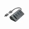 HAMA USB хъб/четец на карти 5 портов 3x USB-A SD microSD вкл. USB-C