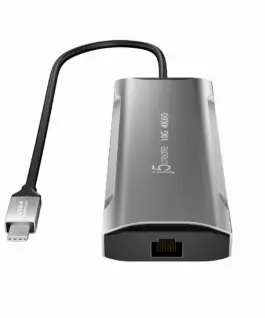 Докинг станция j5create JCD392 100W, USB-C, 10Gbps, 4K60 - Image 4
