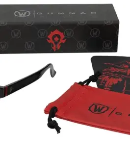 Комплект GUNNAR x World of Warcraft Horde Edition Onyx - Amber - Очила + калъф