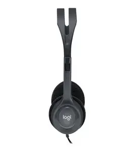 Alternative view of СЛУШАЛКИ LOGITECH H111 -  Wired - Black - PN 981-000593
