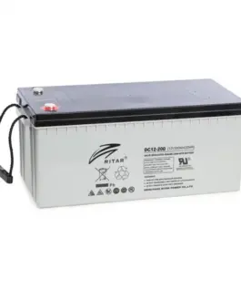 Оловна AGM Deep cycle батерия RITAR (DC12-200) 12V 200Ah 522 /240/ 219 mm F10/M8