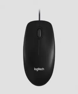 Мишка за компютър с кабел оптична LOGITECH M100