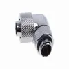 Фитинг Alphacool Eiszapfen Удължител 90° 13/10mm G1/4 Сребрист
