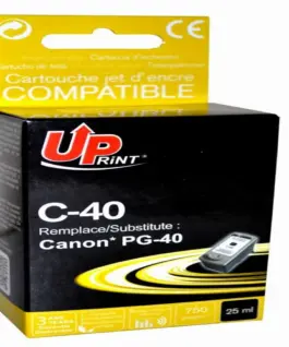 Мастилница UPRINT PG-40XL CANON Черен