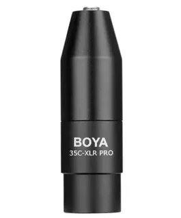 Конвертор BOYA 3.5mm TRS към XLR 12-48V Phantom Power 35C-XLR Pro