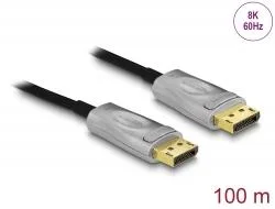 Alternative view of Оптичен кабел Delock, Активен, DisplayPort 1.4 8K, 100 m