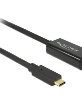 Кабел Delock USB-C мъжко - HDMI мъжко 2.0 m 4K 30 Hz 2 m Черен