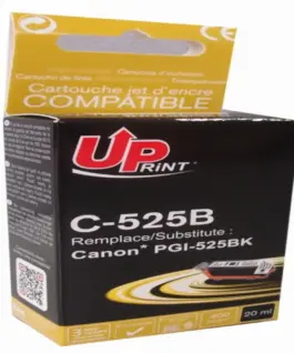 Мастилница UPRINT PGI525 CANON С чип Черен