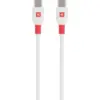 Кабел Skross USB-C - USB-C мъжко USB 2.0 1.2м Бял