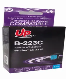 Мастилница UPRINT LC223 BROTHER Cyan