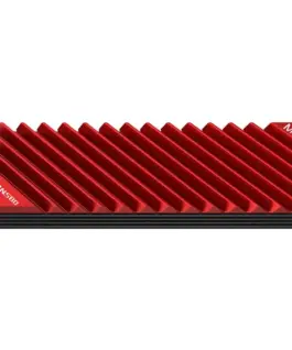 Alternative view of Пасивен охладител Jonsbo M.2 SSD, оребрен, Червен
