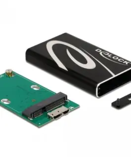 Alternative view of Външно чекмедже Delock 42006, За mSATA SSD, USB