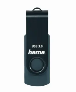 Alternative view of USB памет HAMA Rotate, 64GB, USB 3.0 70 MB/s, Петролно синьо