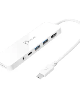 6-портов хъб j5create Mini Dock JCD373 USB HDMI SD 3.5 mm jack