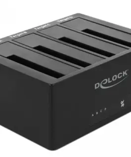 Външна докинг станция Delock За 4 x HDD/SSD USB Функция за клониране 5