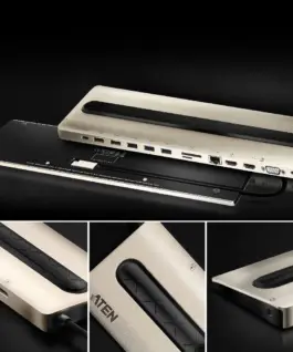 Докинг станция ATEN UH3237, USB-C, Power Pass-Through - Image 4
