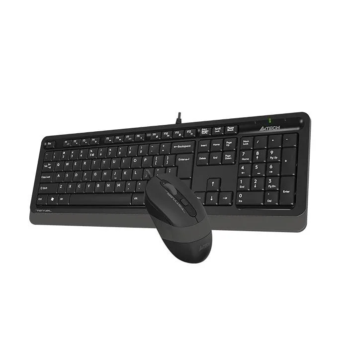 Комплект клавиатура и мишка A4TECH Fstyler F1010 Сив